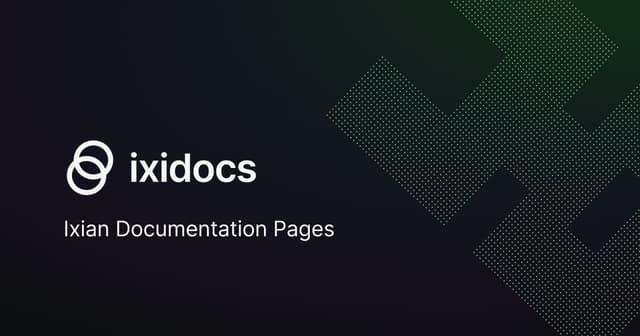 IXI Docs